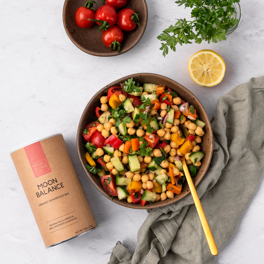 This Mediterranean Chickpea Salad Can Do Wonders For Your Hormones