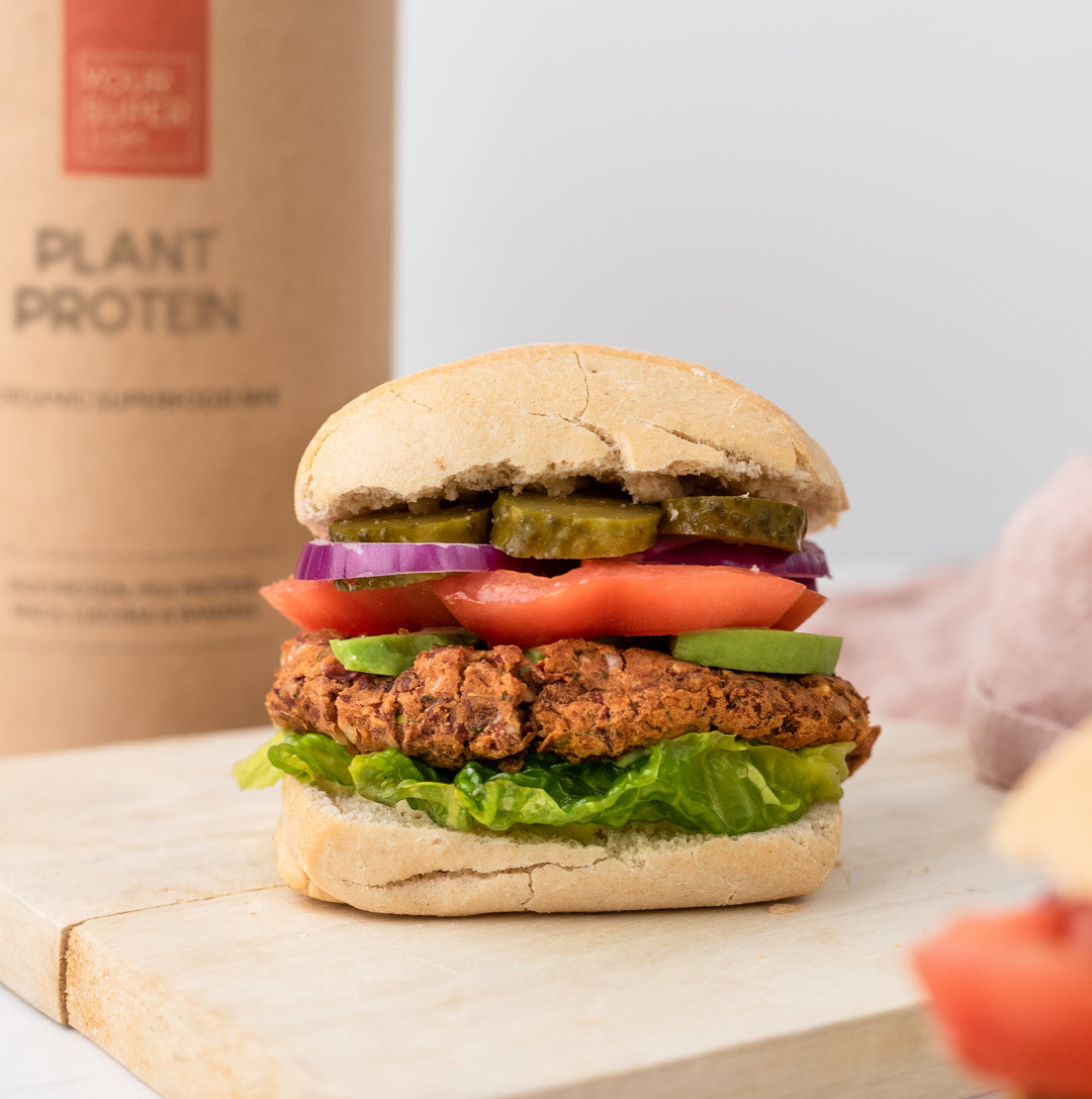 A Simple, Protein-Packed Veggie Burger Recipe