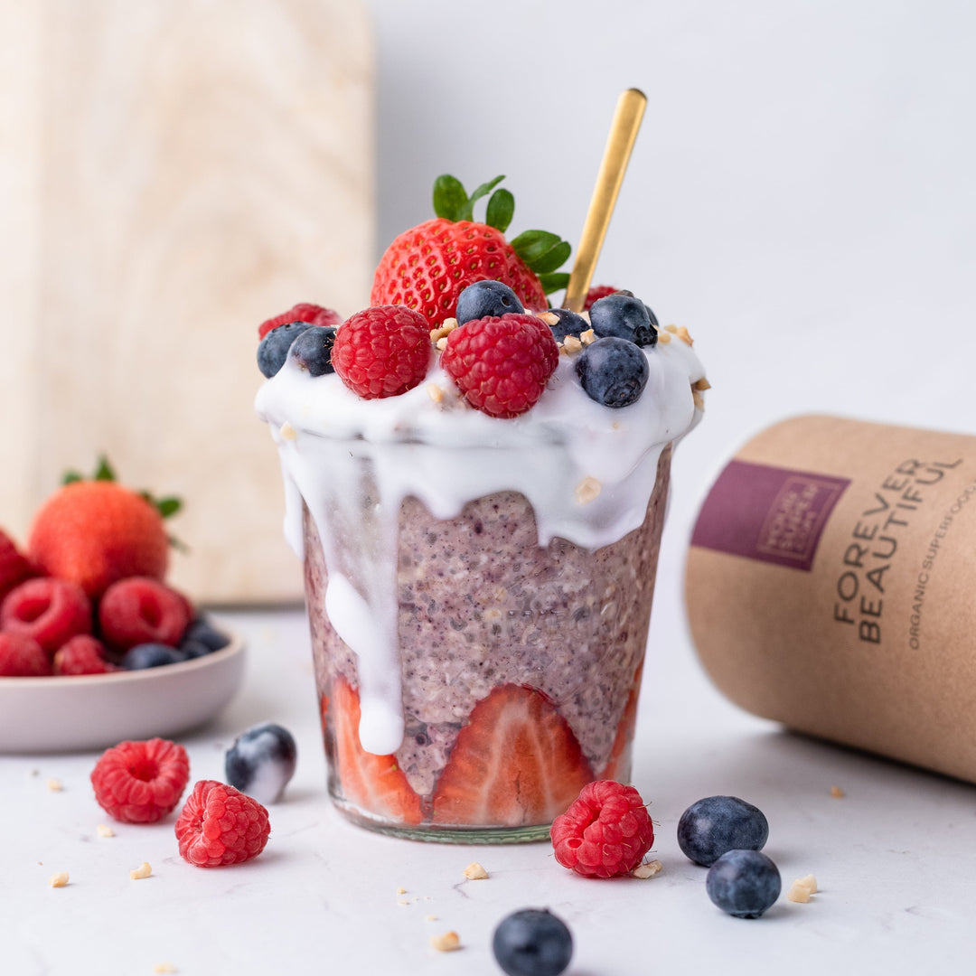 A Simple Very Berry Overnight Oats Recipe